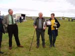 Cattle Judge Donald MacGillivray, Pennygown, Mull, Sheep and Cattle Supreme Winners Donald MacDonald and Calum A Mitchell